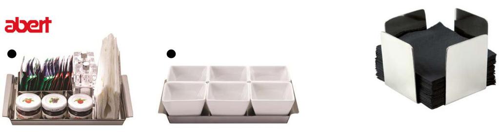 CONTENITORI CM 29,5X36,5 H 50 Tavola e Buffet 1 2 1 110668 - SET COLAZIONE 4 PZ CM 24X13 2