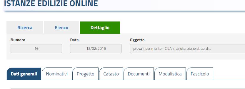 L invio della pratica invece potrà avvenire solo dopo aver concluso il caricamento dei dati e degli allegati obbligatori (firmati digitalmente); se si provasse ad inviare l istanza