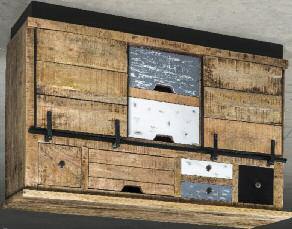 anta Navy Sideboard 4 drawers + 1