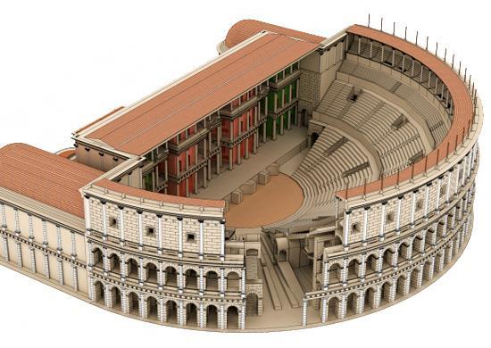 Architettura ludica:teatro di Marcello risale al 13