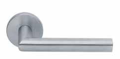 Slim Door lever handle with rosette and escutcheon Ultra Slim PO 5/USI Maniglia su rosetta con bocchetta Ultra Slim Door lever handle with rosette and