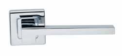 rosetta con bocchetta Door lever handle with rosette and escutcheon MP 2/1 Maniglia su placca Door lever handle with plate MP 2/15 Maniglia per