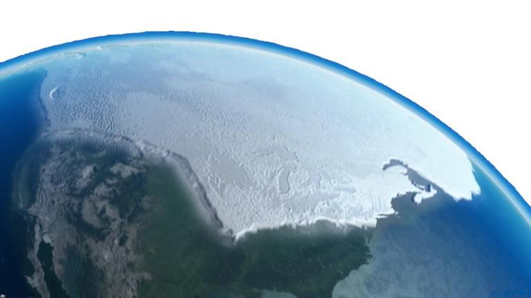 I ghiacciai del Polo Nord sono costituiti da acqua dolce in quanto l
