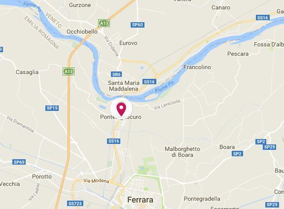 5 LOCALIZZAZIONE DEL PROGETTO PILOTA Area individuata per installazione del progetto: località Pontelagoscuro Il sito scelto è stato individuato in base a: distanza dal