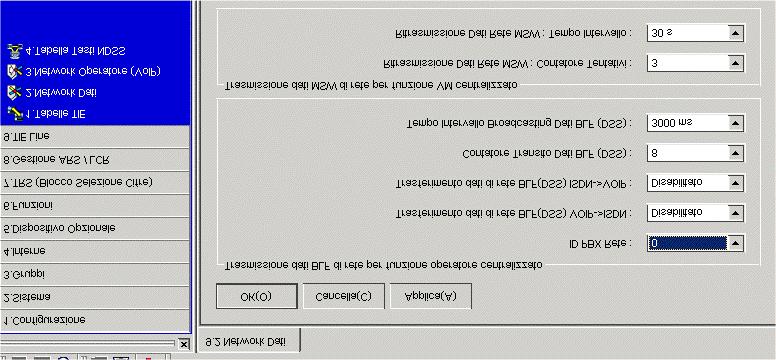 PROGRMMZIONI OPZIONLI Da effettuarsi sulla centrale a cui è collegato il TVM 3) Programmazione 9.