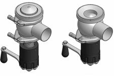 The steam barrier, placed between the valve body and the pneumatic actuator, minimises the risk of the product coming into contact with the external atmosphere.