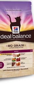 Hill's Ideal Balance La linea di alimenti per animali che garantisce una nutrizione 100% bilanciata.