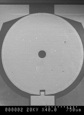 Memorie ottiche basate su laser a semiconduttore ad anello - 3 Fabbricazione dei laser ad anello Glasgow University, U.K.