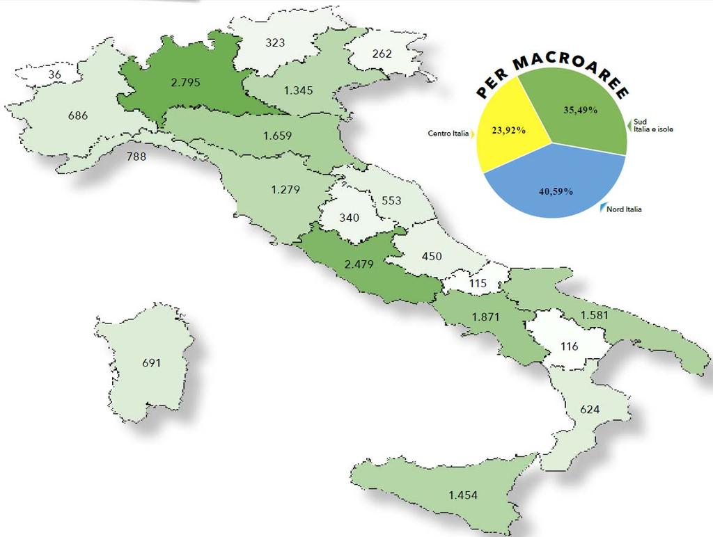 2013) 6,6% sul totale nazionale 2,5% delle sostanze sequestrate (kg) in Italia A Pisa è stato sequestrato il maggior quantitativo di sostanze (86% sul tot regionale)