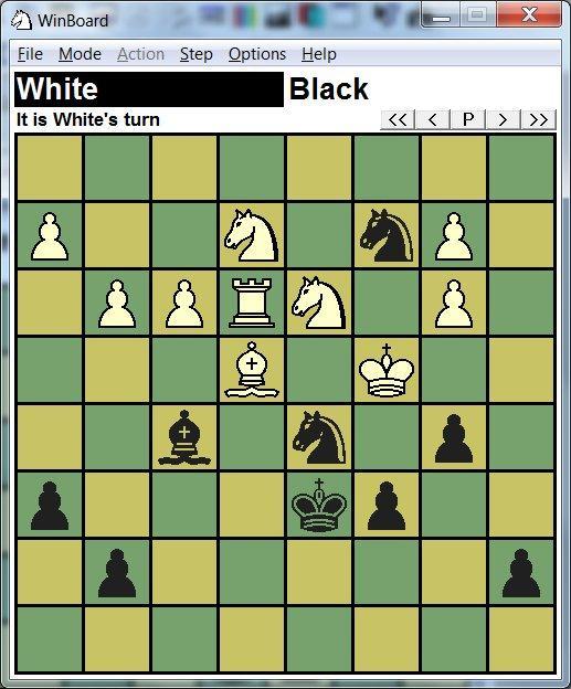 E adesso, non la banalissima 25 c5 - come progettato - bensì la folle 25 Ced5+! dando addosso al Re (Fritz).Se il Re bianco prende la Torre con 26.