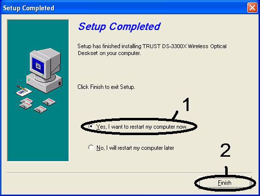 Fine (Finish) -> il sistema si riavvia 6 Consultare il CD-ROM di installazione per il manuale di