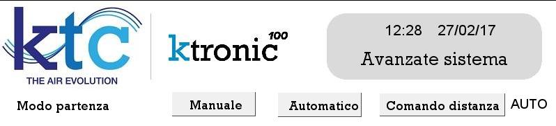 Automatico al riavvio viene mantenuto l ultimo stato acquisito in memoria In caso