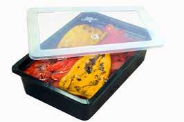 VASCHETTE - PLASTIC TRAYS 1,90kg (2000ml) POMODORI SEMI SECCHI