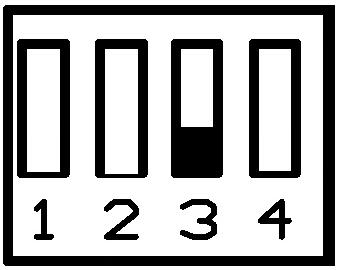 7.2 Tempo di lavoro L impostazione di questo dip da la possibilità di scegliere tra un tempo di lavoro impostabile manualmente da trimmer oppure un tempo di lavoro infinito.