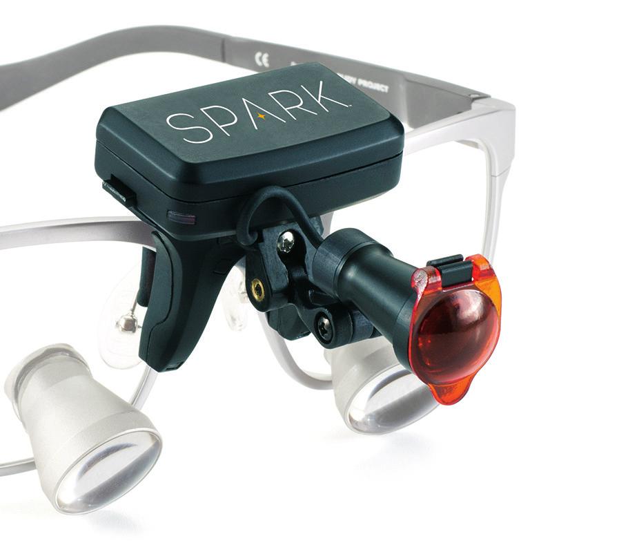 SISTEMA DI ILLUMINAZIONE ZEON LED SPARK Spark è una luce cordless che si integra con qualsiasi lente e montatura.