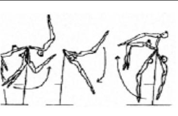 Parallele Asimmetriche - codifica elementi utili fino alla Terza categoria e Terza Specialità Fino alla Terza Categoria e Over - Giro di pianta - (gambe unite o divaricate).