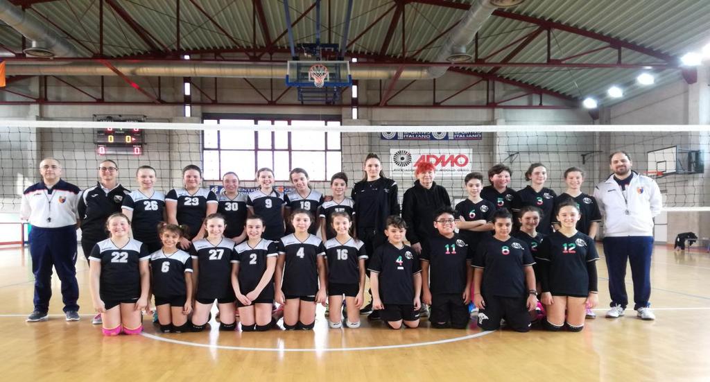 BETA U12 (a destra) 4 CLASSIFICATA ARCELLA VOLLEY (a