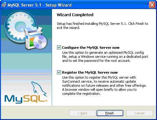 Figura 7. Step sette installazione Lo step successivo sarà quello di identificare la tipologia di server sul quale installare il mysql.