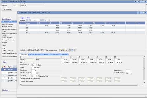 Trasferimento automatico dei dati di assegnazione alla fatturazione. Identificazione e Tracking dei Prodotti Creazione etichette BARCODE e TAG RFID.