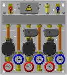 riscaldamento miscelate a punto fisso 2 1. Modulo DM 133 2. Generatore a gas con circolatore integrato 3.