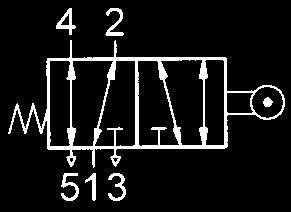 alimentazione. Modello ER-8-30 e ER-8-50: Ogni porta è intercambiabile. Le Valvole ER-8-30 e ER-8-50 sono disponibili per l uso con il vuoto ( 0.95 2 bar/ 4 75 psi).