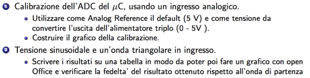 digitale di una forma d onda il punto 1) l abbiamo fatto,