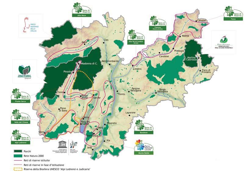 Figura 14 - Aree protette sul territorio