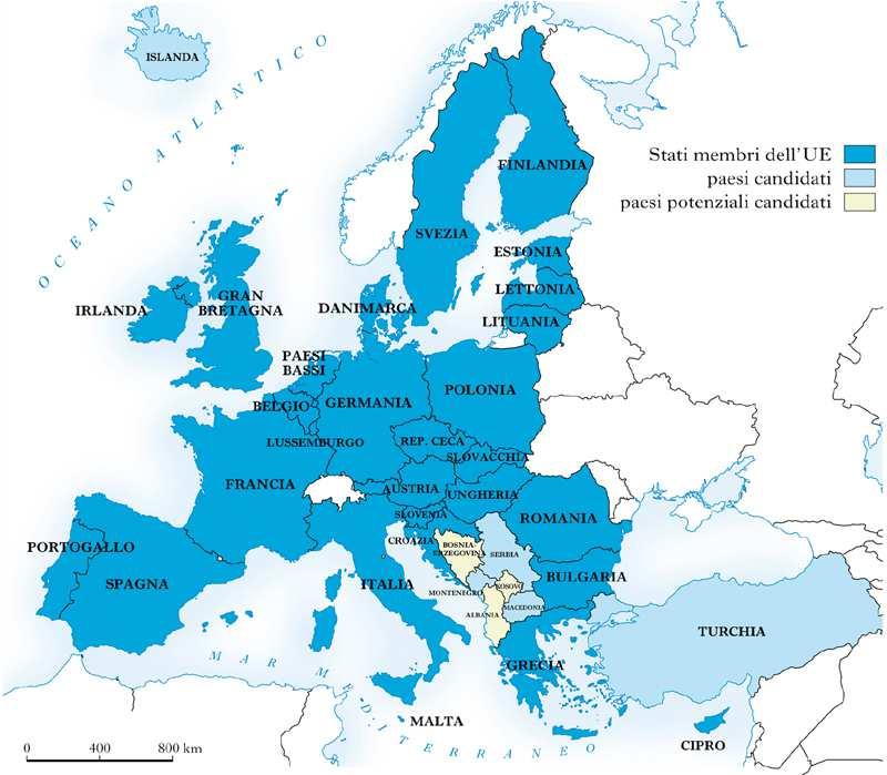 L EUROPA ALLARGATA 1973: Regno Unito, Irlanda e Danimarca 1981: Grecia.