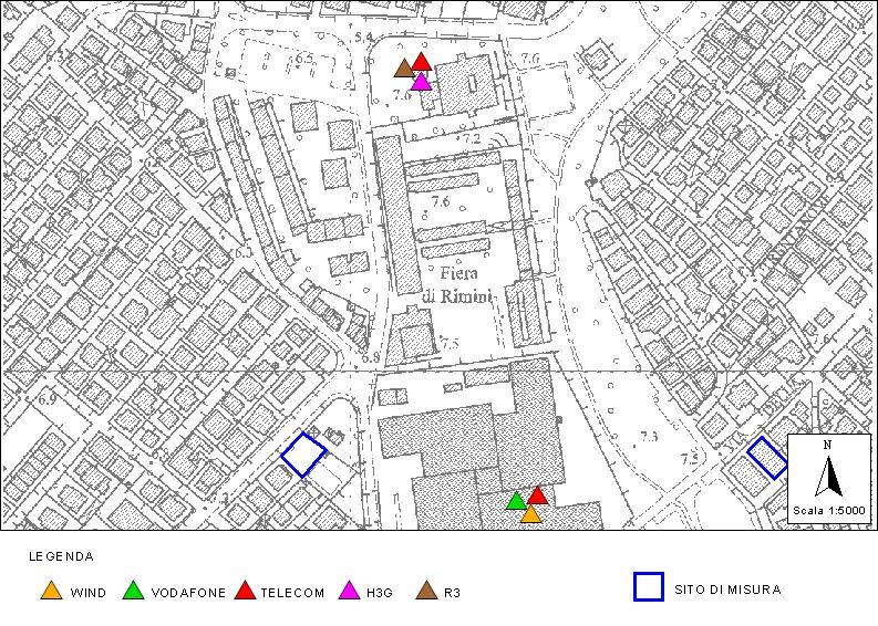 Descrizione sito di misura COMUNE: Rimini INDIRIZZO: Via Acquario,