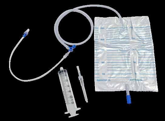 PARACENTESI Paracentesis GESTIONE FLUSSO SIRINGA CAPACITY FLOW MA- SYRINGE NAGEMENT VNR RUBINETTO DI SCARICO DISCHARGE TIPO TYPE AGHI - NEEDLES LUN- GHEZZA LENGTH CALIBRO GAUGE PARASET 2 - SACCA CON