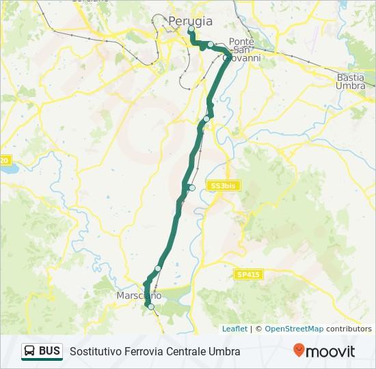 Direzione: Marsciano 6 fermate VISUALIZZA GLI ORARI DELLA LINEA Perugia S.