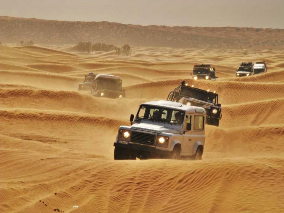 TOZEUR - CHOTT EL JERID ATTRAVERSAMENTO DEL LAGO SALATO - TRASFERIMENTO A DOUZ