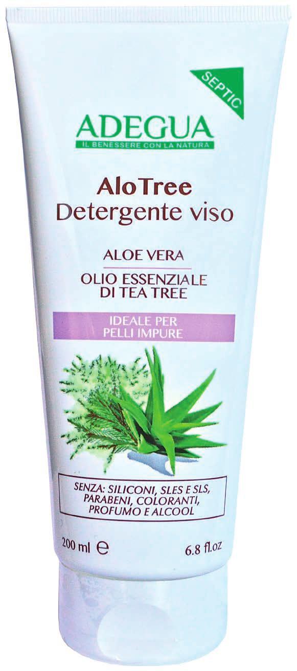 Olio essenziale di Tea Tree (contenuto medio del 50% di terpeni totali). Acido Salicilico.