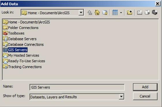 WMS Web Map Service in ArcGIS Accedere al servizio da cui è possibile copiare (evidenziando il link e utilizzando la combinazione di tasti CTRL+C) l end point di tutto il DBT (ww w.