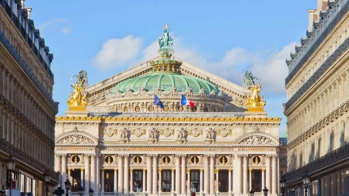 storico Teatro dell Opera di Parigi e le Galeries Lafayette.