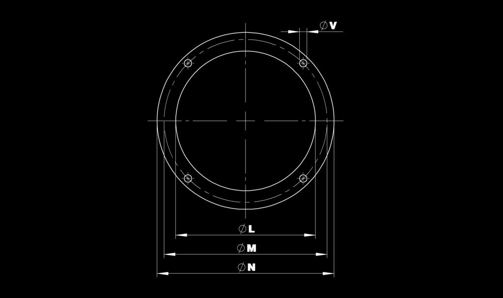 9 Flangia aspirante Flangia premente VR L M N P Q R S T U V Z 92 80