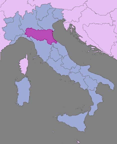 EMILIA-ROMAGNA: ALCUNI DATI Superficie: 22.