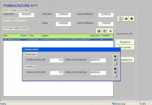 GESTIONE FIRMA DIGITALE La procedura consente di firmare digitalmente i documenti prodotti al fine di attribuire validità giuridica al documento informatico.