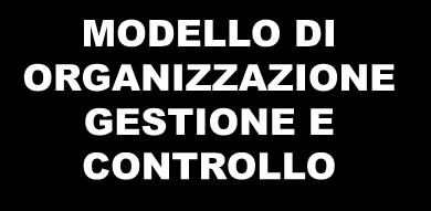 Elementi del Modello di organizzazione, gestione e controllo