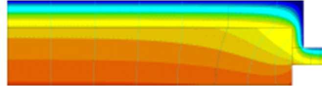 in mezzeria con protezione isolante Trasmittanza termica lineica di riferimento (φe) = 0,032 W/mK.