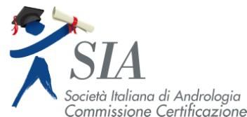 Materiale didattico a cura della Commissione Certificazione Andrologica SIA AREA CHIRURGICA. Carlo Ceruti. Danilo Di Trapani AREA MEDICA. Giorgio Piubello.