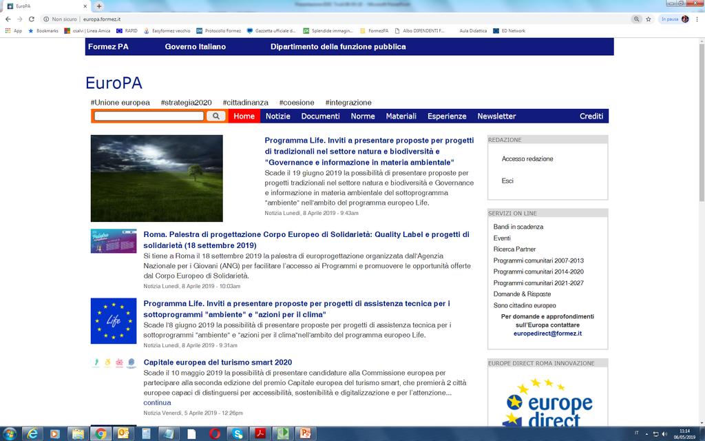 Focus Web www.europa.formez.