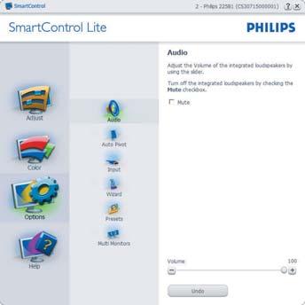 Il solo modo per avviare SmartControl Lite è usare il collegamento sul desktop oppure il file del programma.