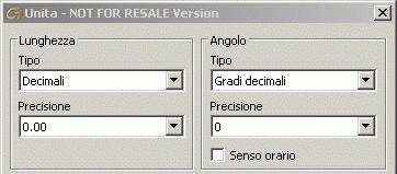 Prima di iniziare, il rapporto tra le unità di disegno e le unità di misura reali deve essere definito. Un' unità lineare di disegno può rappresentare un pollice, un piede, un metro o un miglio.