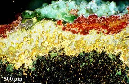 Fenomenidegradativi indotti da cloruri Atacamite Cu