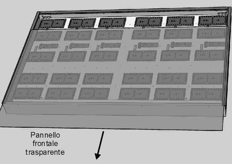 1. Scollegare l'alimentazione del tabellone elettronico. 2.