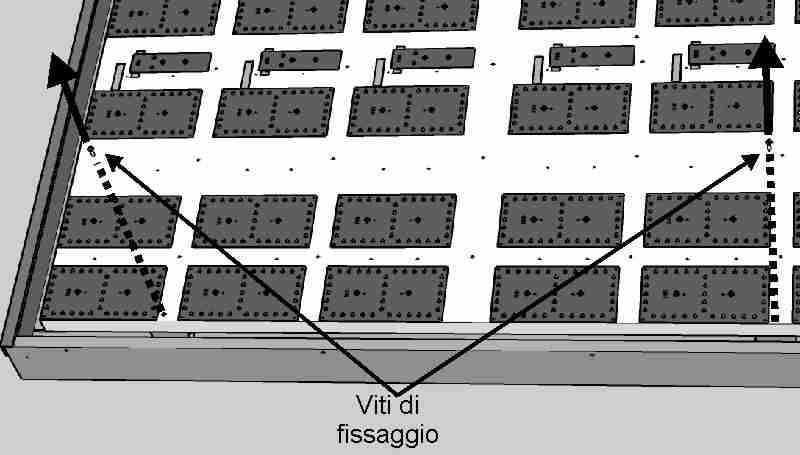 14: Viti di fissaggio del supporto delle schede LED Fig. 15: Apertura del supporto delle schede LED 5.