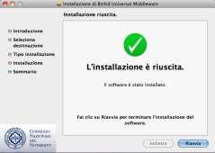 wizard di installazione del software