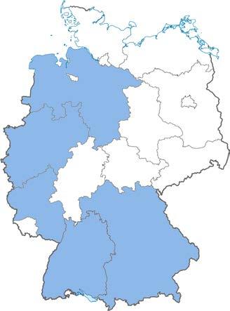 I land più attivi Partnership commerciale tra Italia e: [Imp.+Exp.] (mld. ) 1. Baviera 24,9 2. Baden - Württemberg 23,2 3. Renania Settentrionale - Vestfalia 21,3 4.