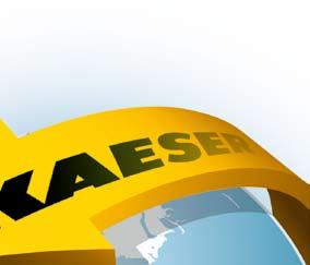 compressori la KAESER vanta una presenza a livello mondiale: fi liali e partner